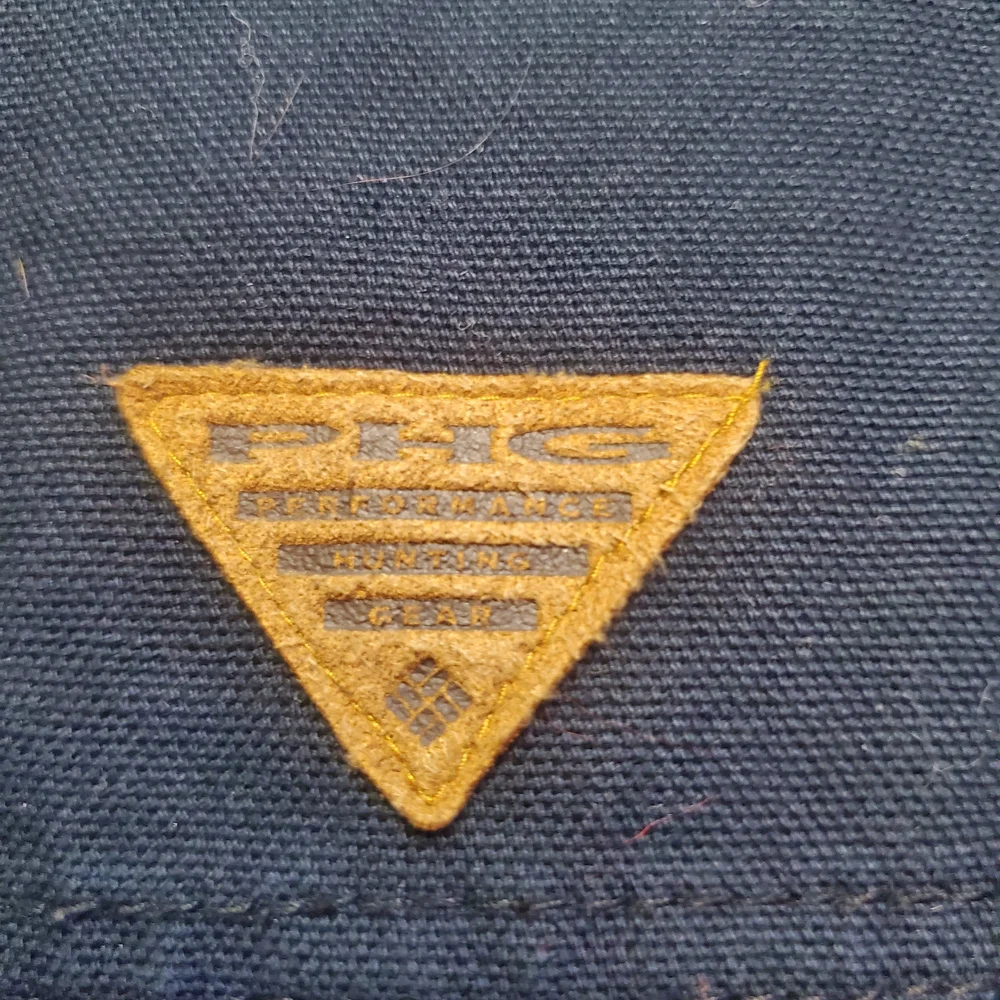 Vintage Columbia PFG Boys Youth L Sherpa Lined Canvas Jacket Navy